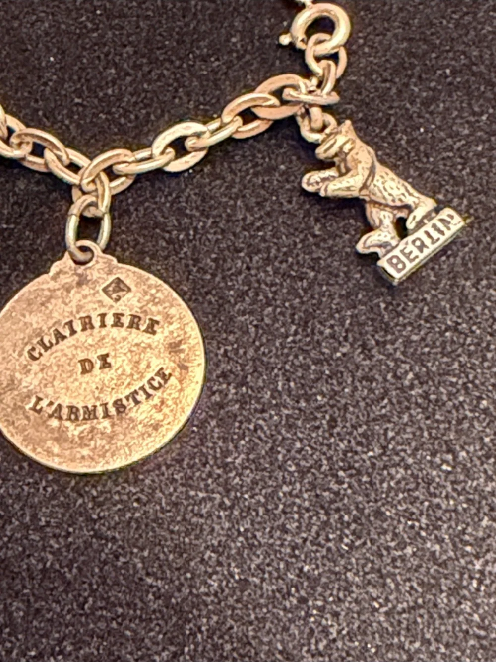 MCM 925 Stamped European Travel Souvenir Charm Bracelet